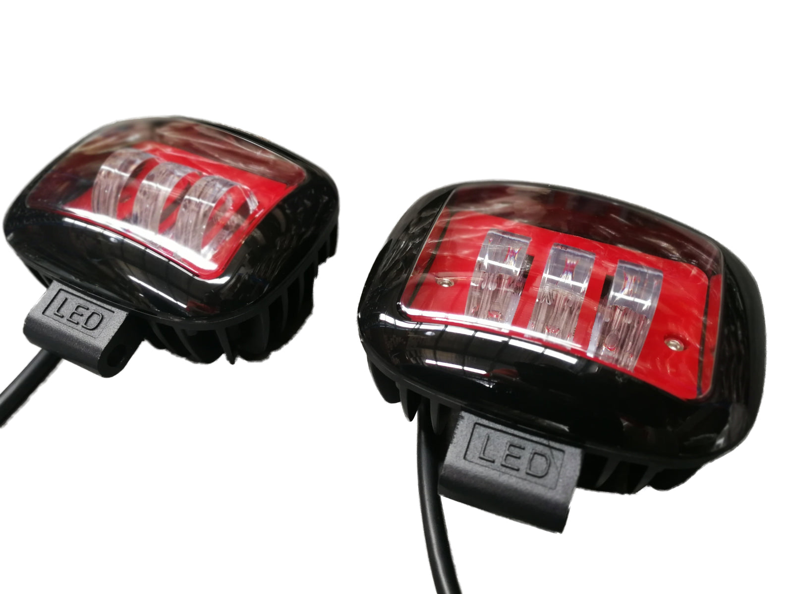 Set of 4 30W RED IP68 SPOTLIGHT