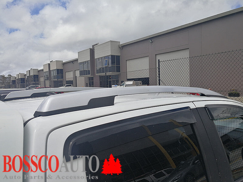 Silver and Black Roof Rails Suitable For Holden Colorado 2012-2020