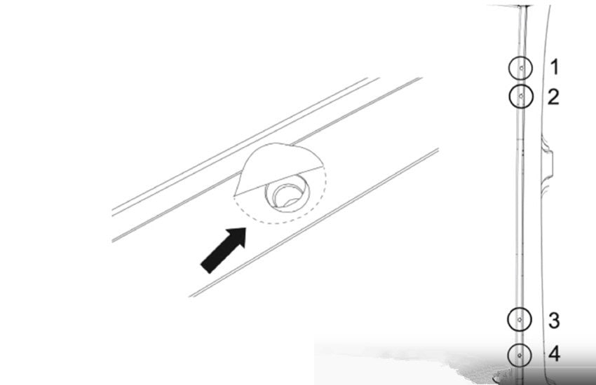 Silver and Black Roof Rails Suitable For Holden Colorado 2012-2020