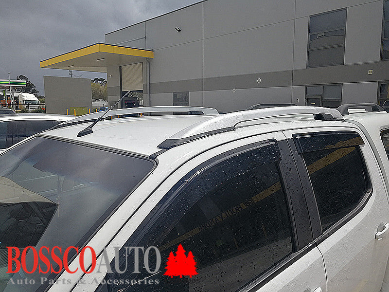 Silver and Black Roof Rails Suitable For Holden Colorado 2012-2020