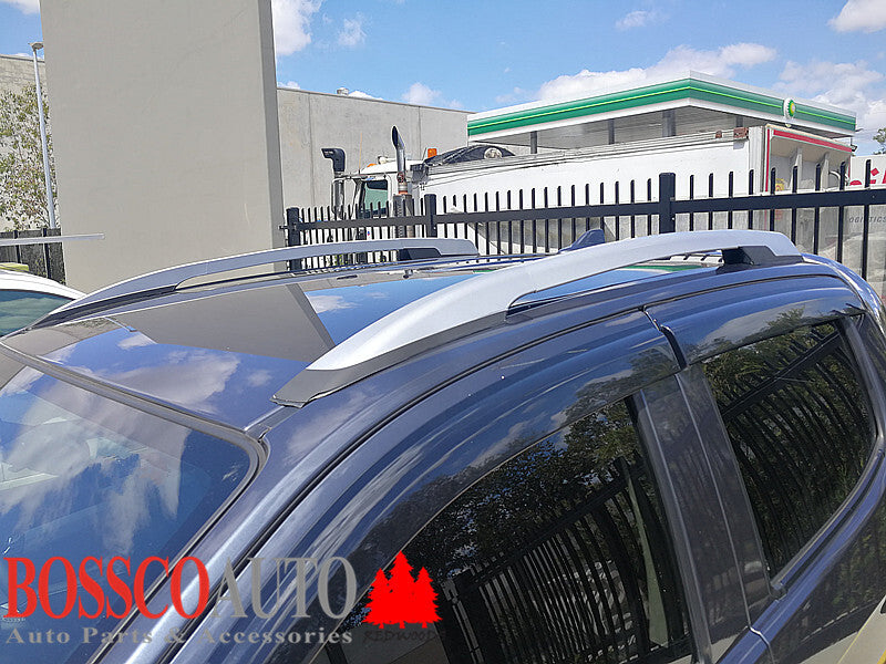 Silver and Black Roof Rails Suitable For Isuzu Dmax D-max 2012-2019