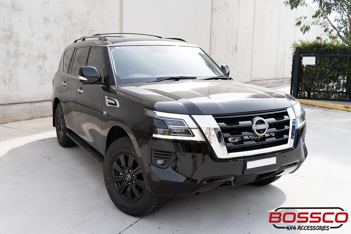 Black Roof Rails And Racks Suitable For Nissan Patrol Y62 Series 2010-2024
