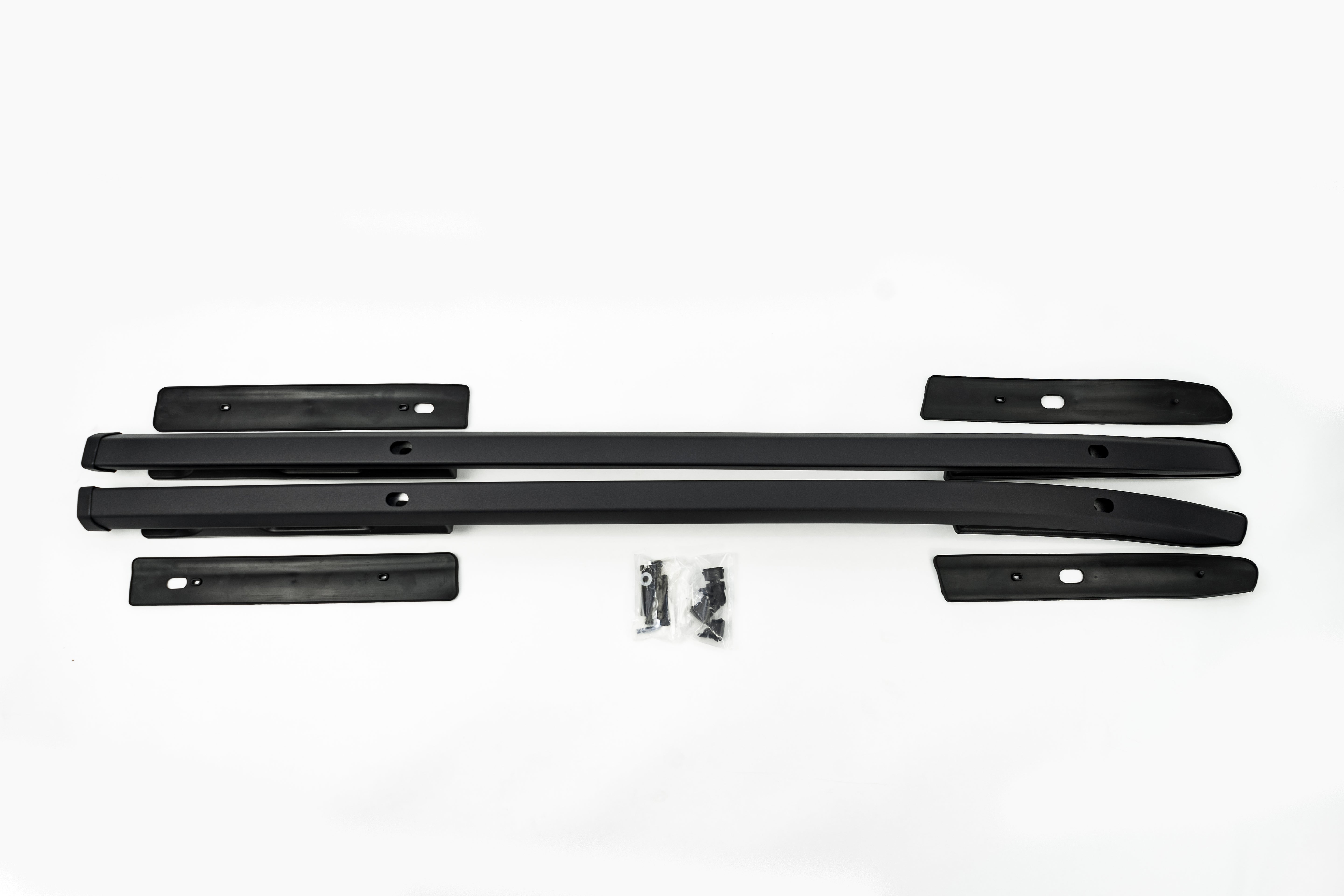 Black Roof Rails & Black Cross Racks Suitable For Mitsubishi Triton MR 2019-2023