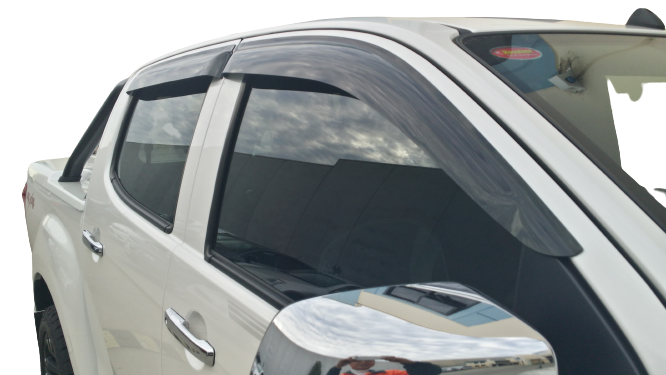 Weather Shields Weathershields Window Visors suitable for Isuzu D-Max Dmax 2012-2019 (Extra cab)