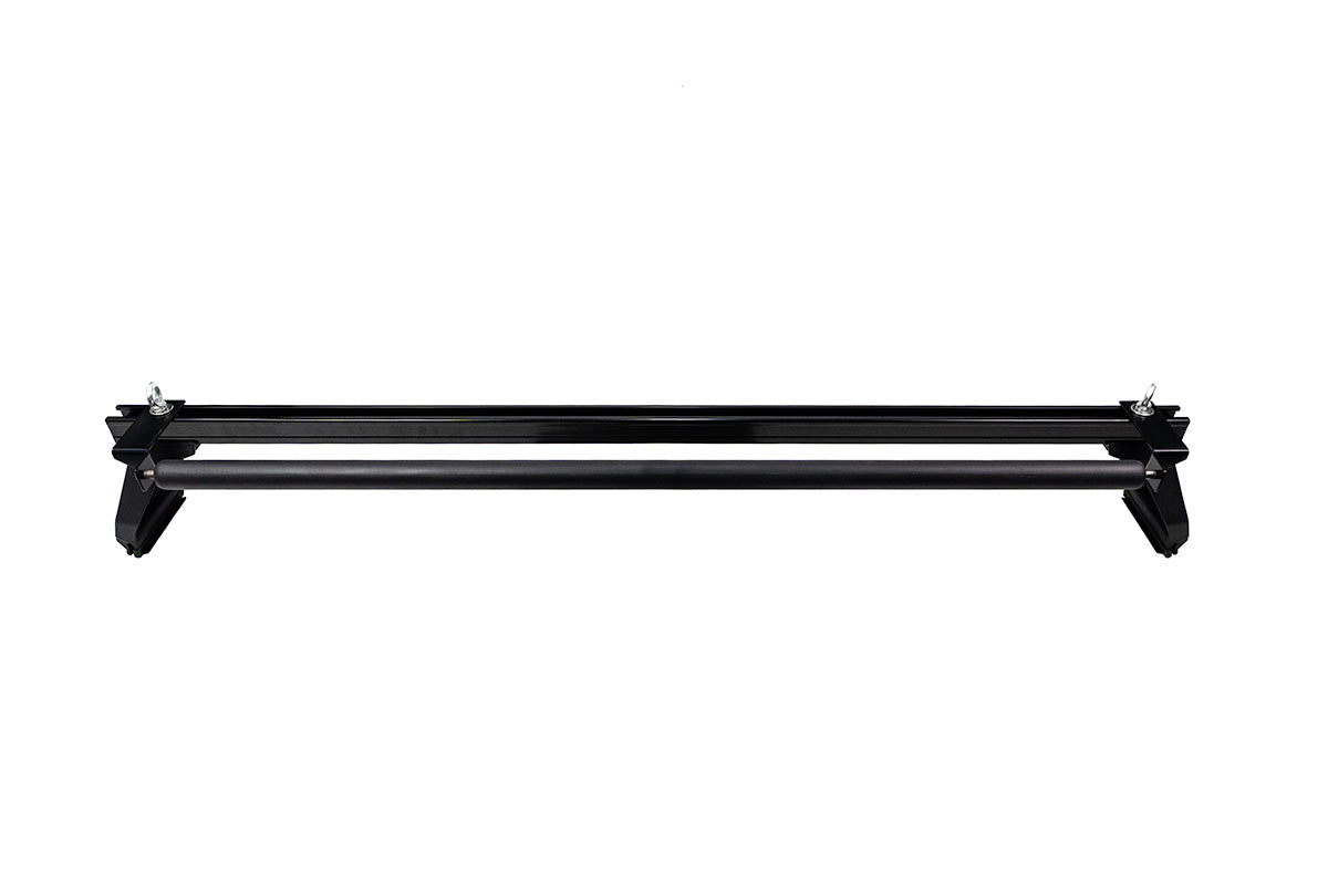 Heavy Duty Roof Rack Black Ladder Roller Bar - 1260mm