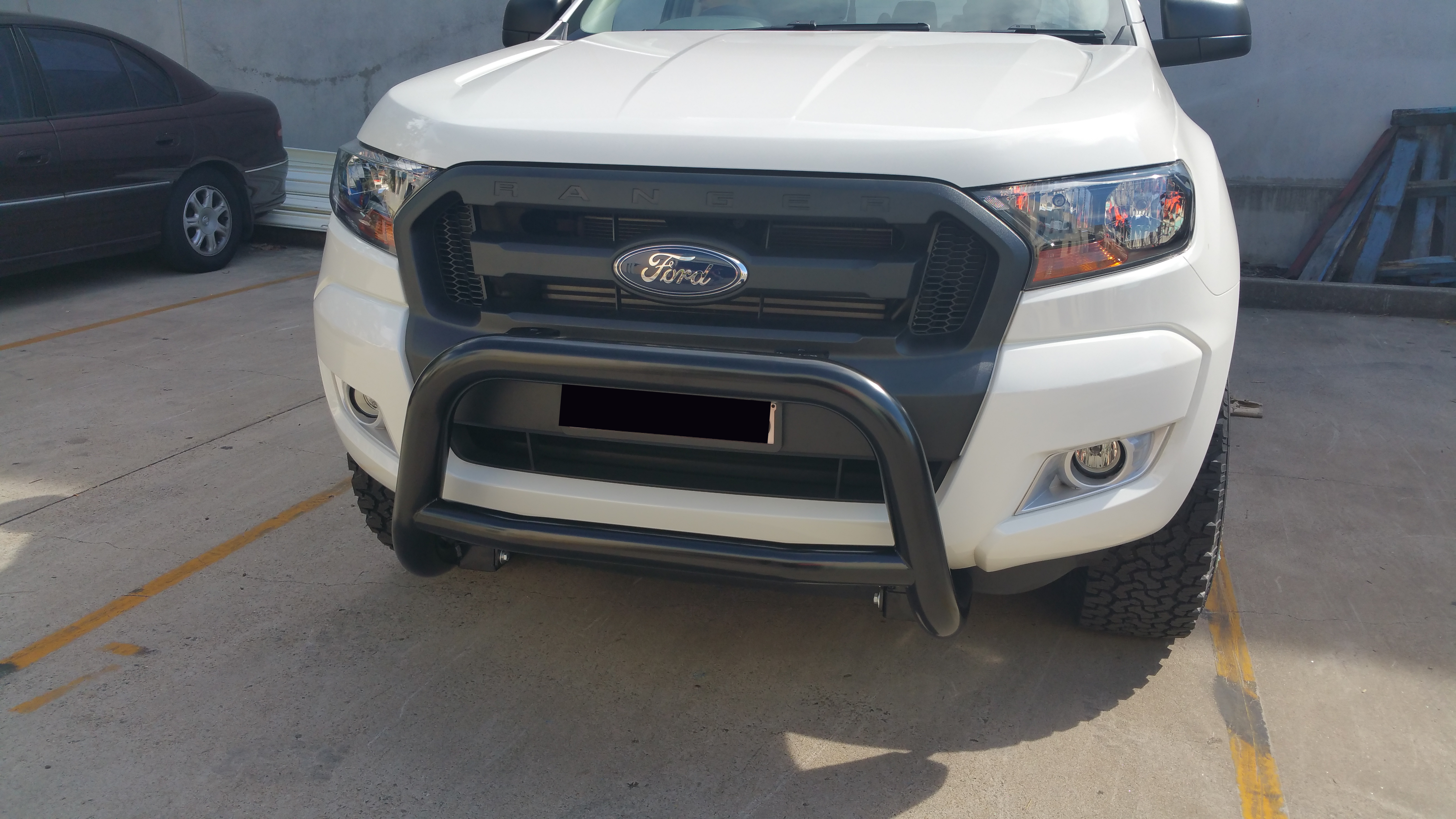 Black Nudge Bar Suitable for Ford Ranger PX MKII 2015-2018