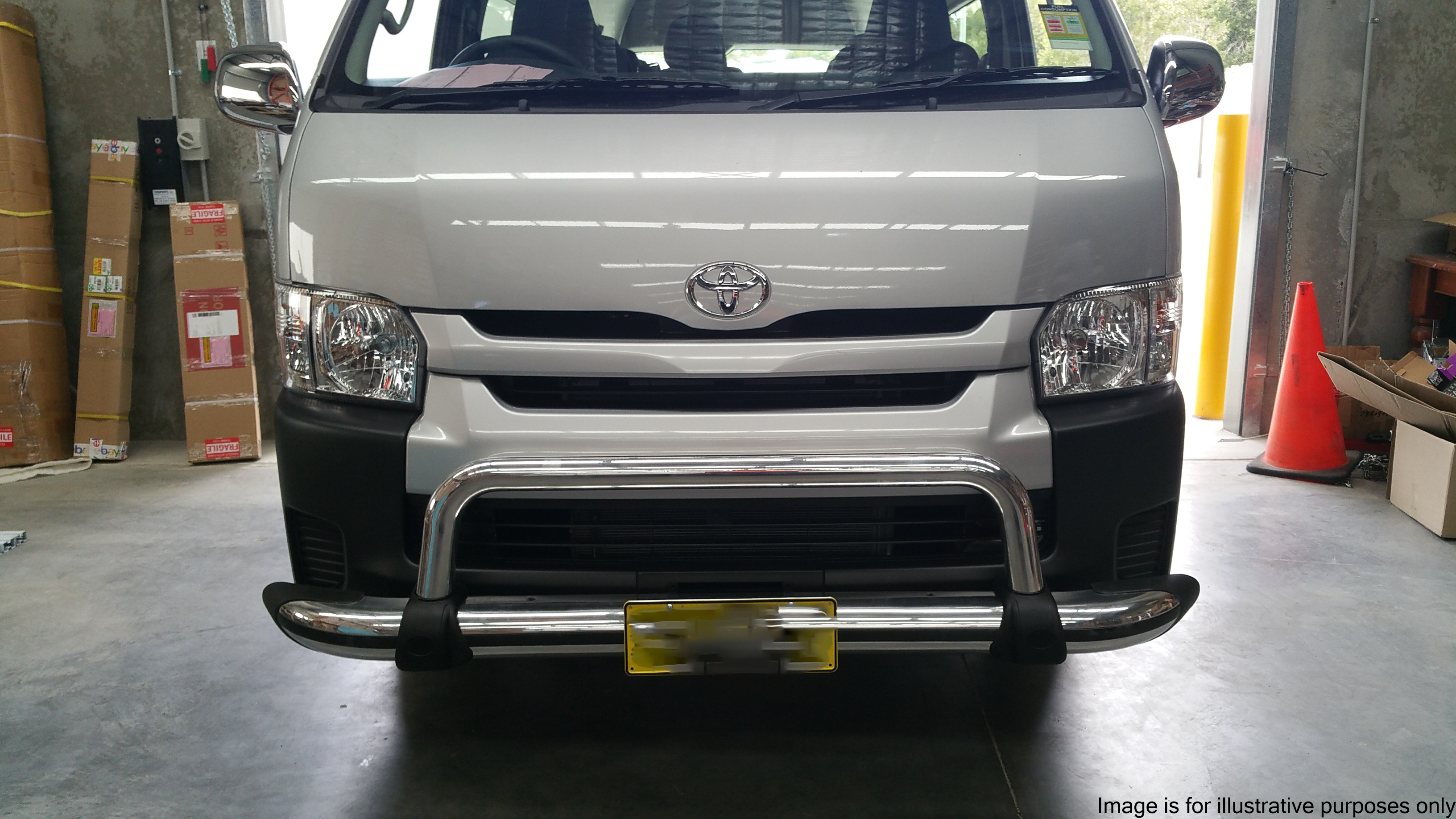 NUDGE BAR suitable for Toyota Hiace Commuter SLWB 2005-2019