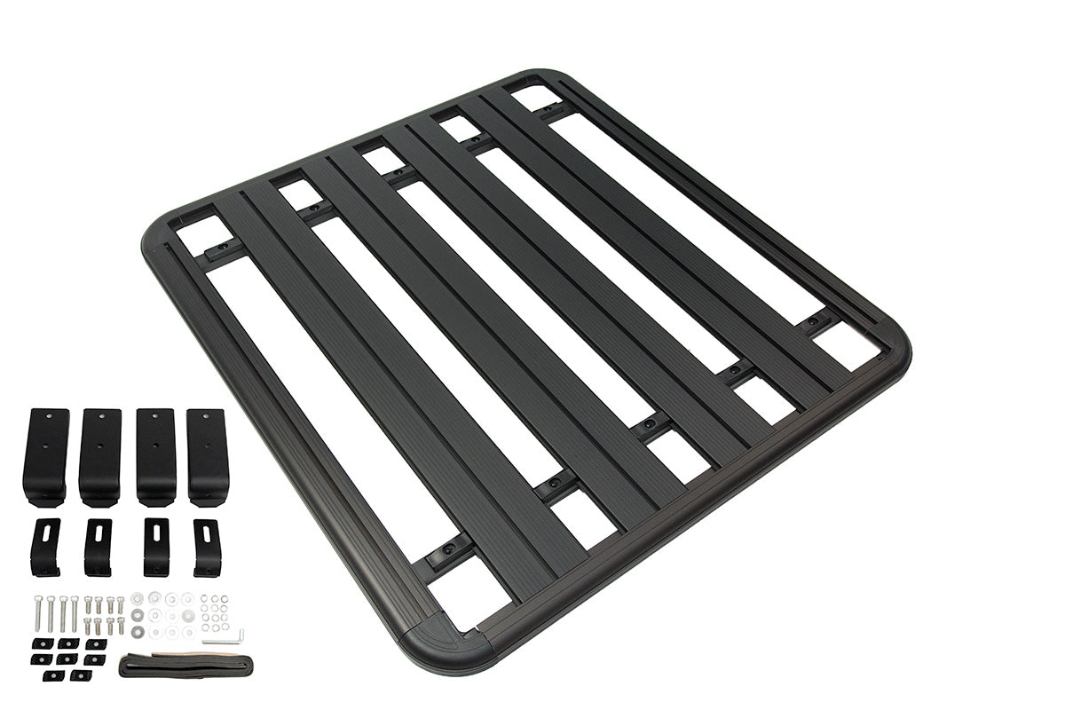 Aluminium Flat Roof Platform Basket (Flat) 1350x1250mm Suitable For Flush Mounted Roof Rail vehicles