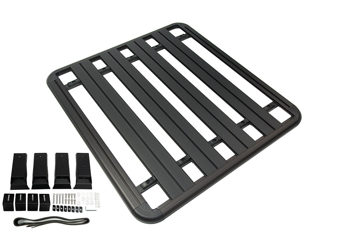 Aluminium Flat Roof Platform Basket (Flat) 1350x1250mm Suitable For Raised Roof Rail vehicles