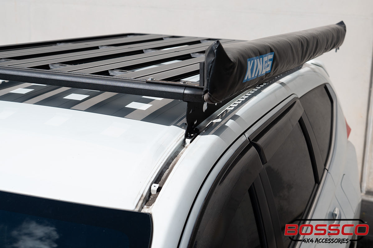 1.8m Aluminium Flat Roof Platform With Backbone Brackets Suitable For Mitsubishi Pajero Sport 2015+