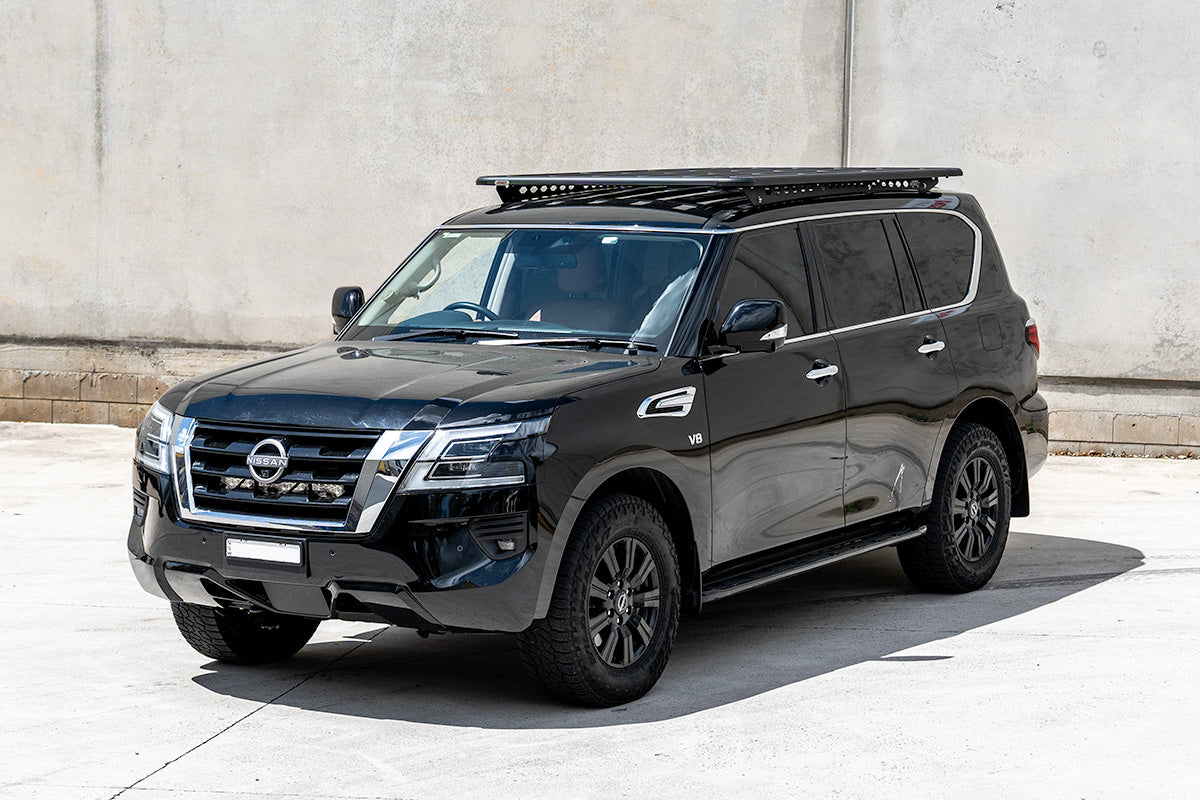 Aluminium Flat Roof Platform 2200x1425mm With Backbone Brackets Suitable For Nissan Patrol Y62 2010-2024