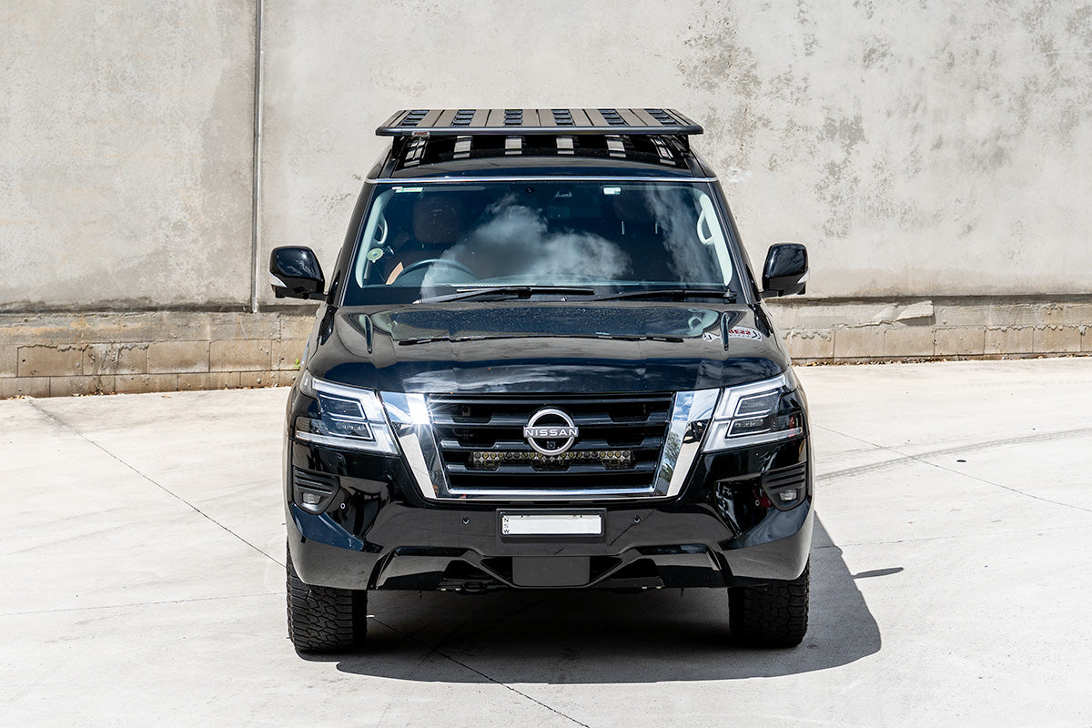 Aluminium Flat Roof Platform 2200x1425mm With Backbone Brackets Suitable For Nissan Patrol Y62 2010-2024