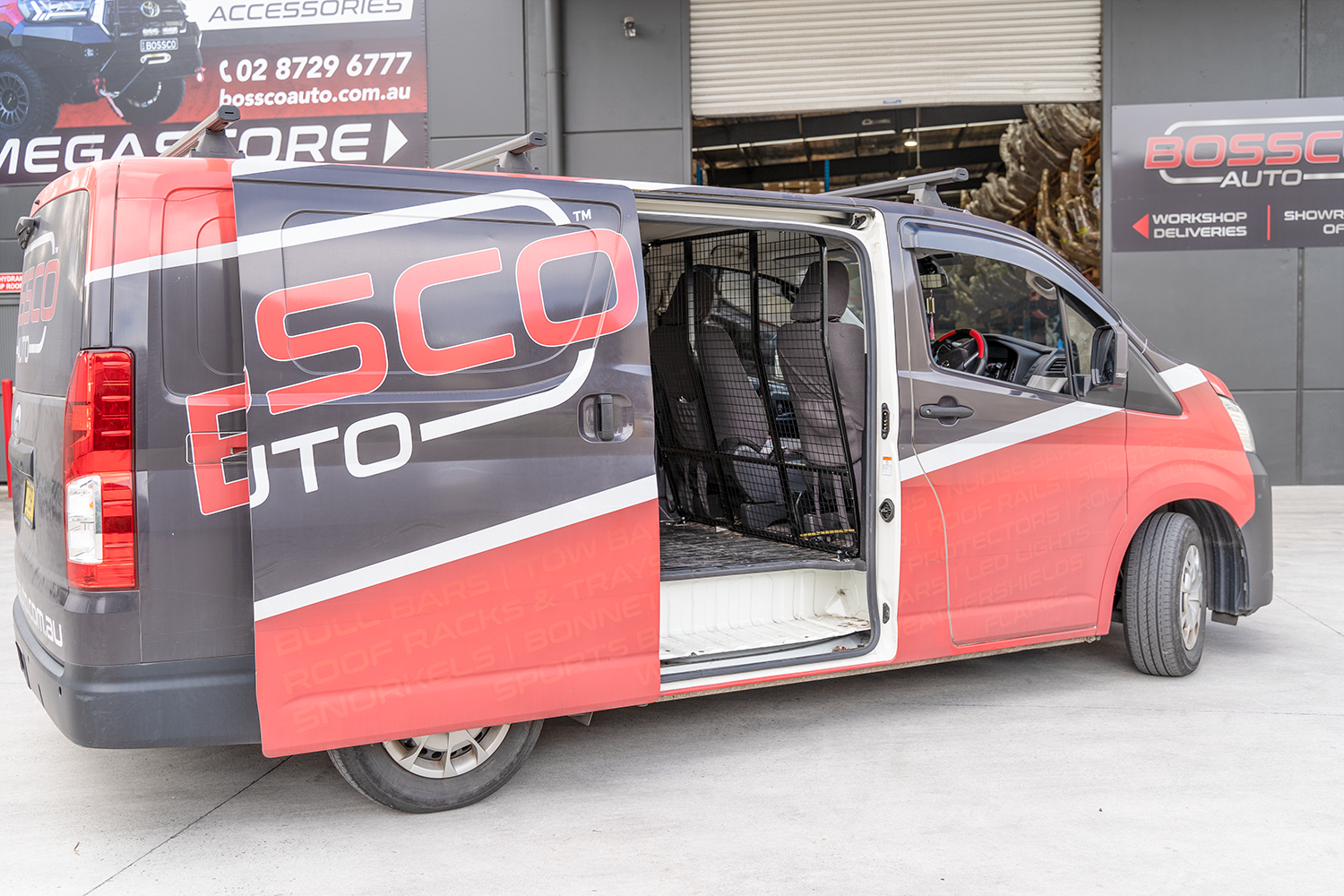 Cargo Barrier Suitable For Toyota Hiace LWB 2019-2024