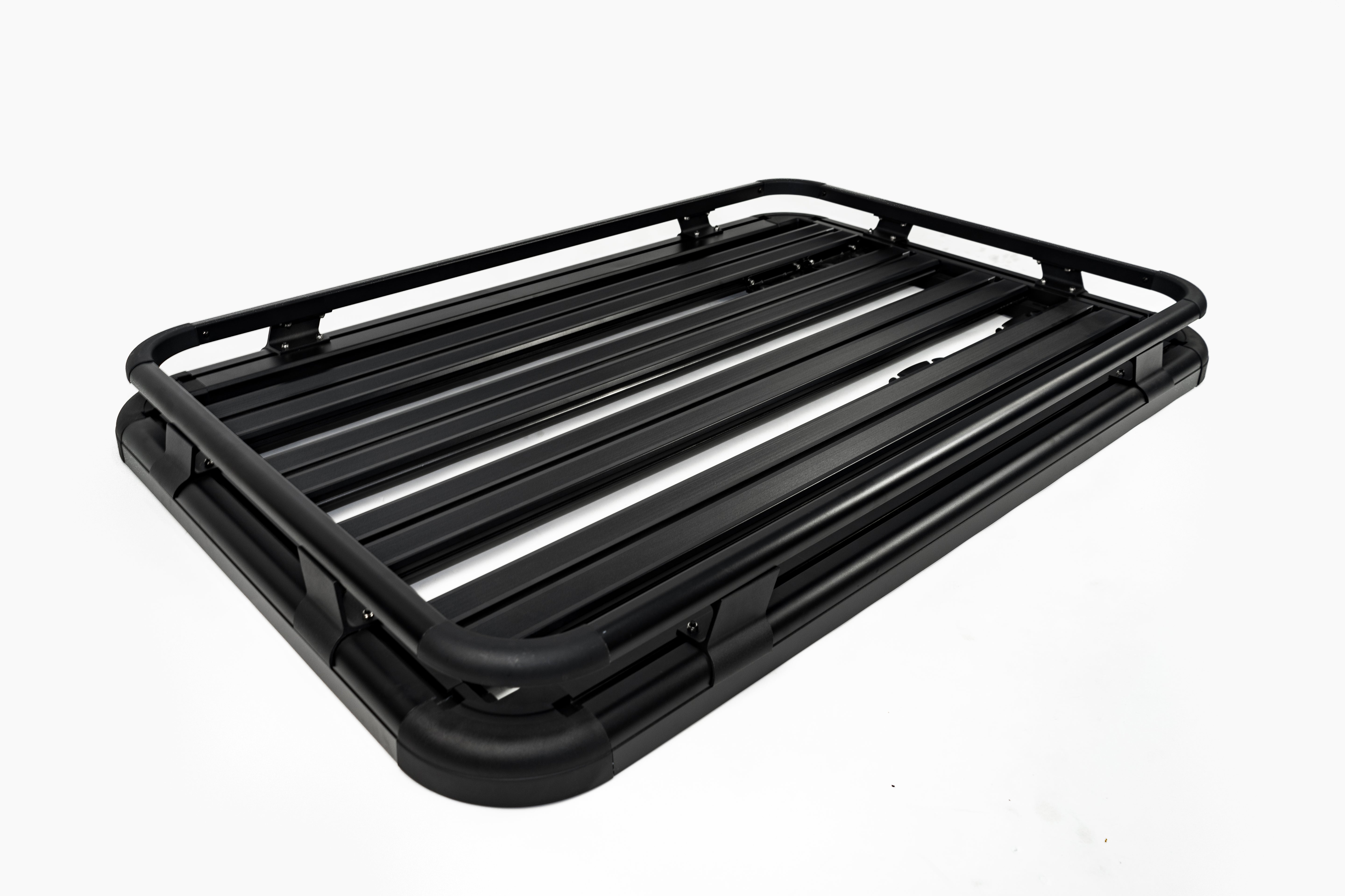 Black 1.45m Aluminium Roof Rack Tray Basket With Full Fenders