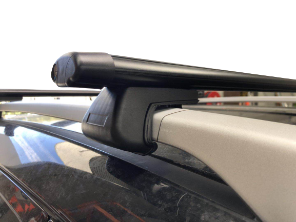 Black Universal 53" Claw-Style Roof Racks Suitable with Roof Rails For Toyota