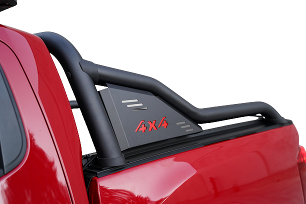 Black Steel Extended Sports Bar Suitable With BA Roller Shutters