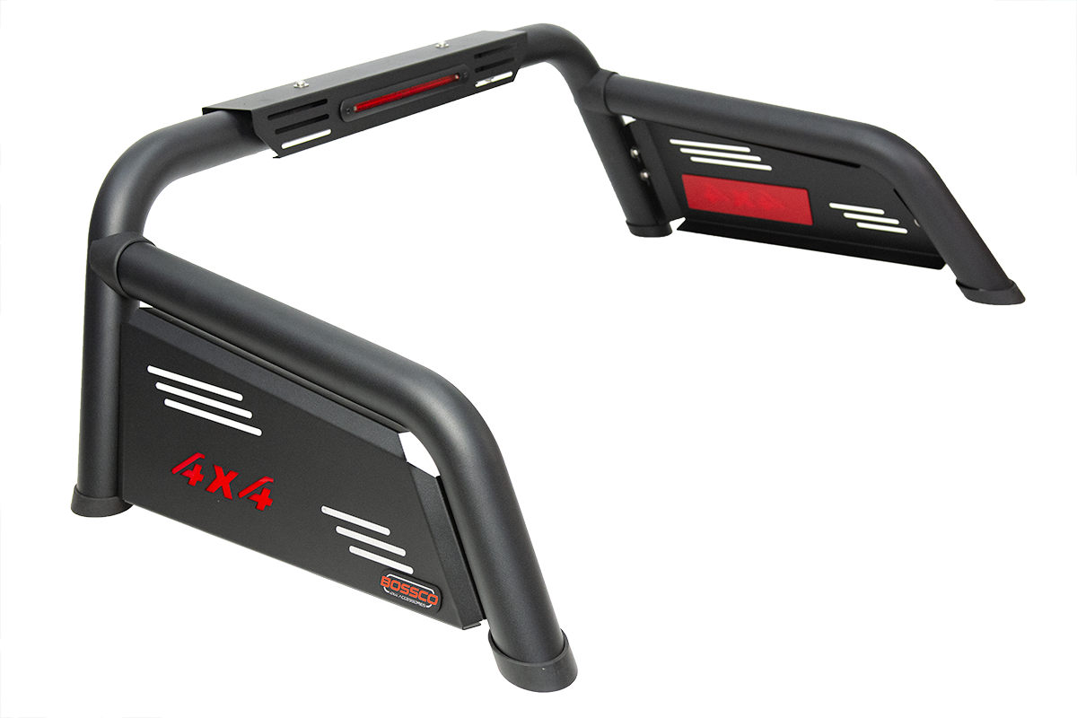 Black Steel Short Sports Bar Suitable With BA Roller Shutters