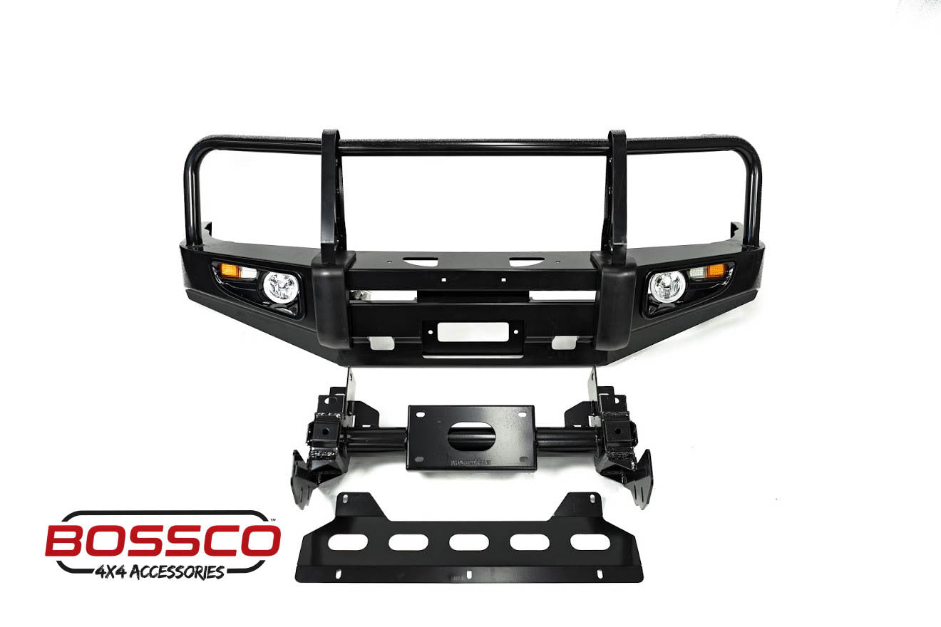 ADR APPROVED Front Bumper Replacement Bull Bar Bullbar Suitable for TOYOTA LANDCRUISER 105 Series