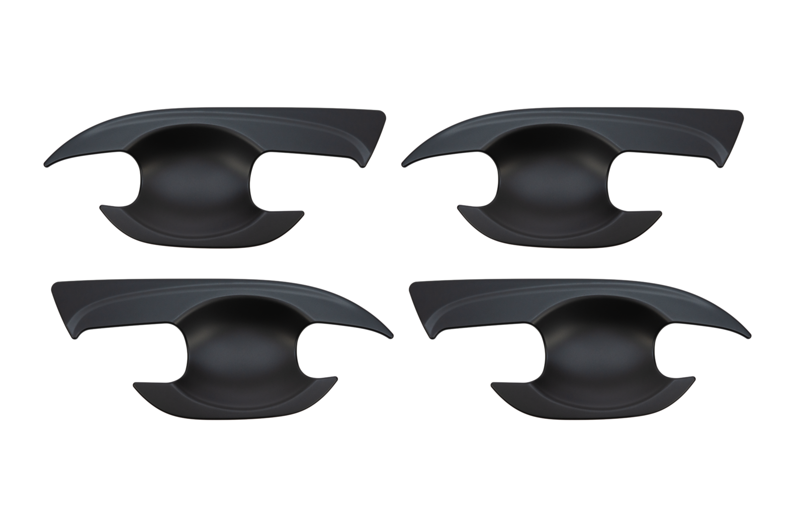 Black Door Handle Bowl Covers Protectors Suitable For Ford Ranger 2012-2022