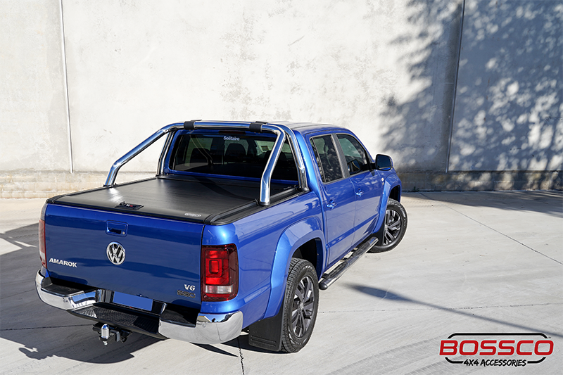 Manual Roller Shutter Tonneau Lid Suitable For Volkswagen Amarok 2H 2010-2022 w/ Adaptor plates