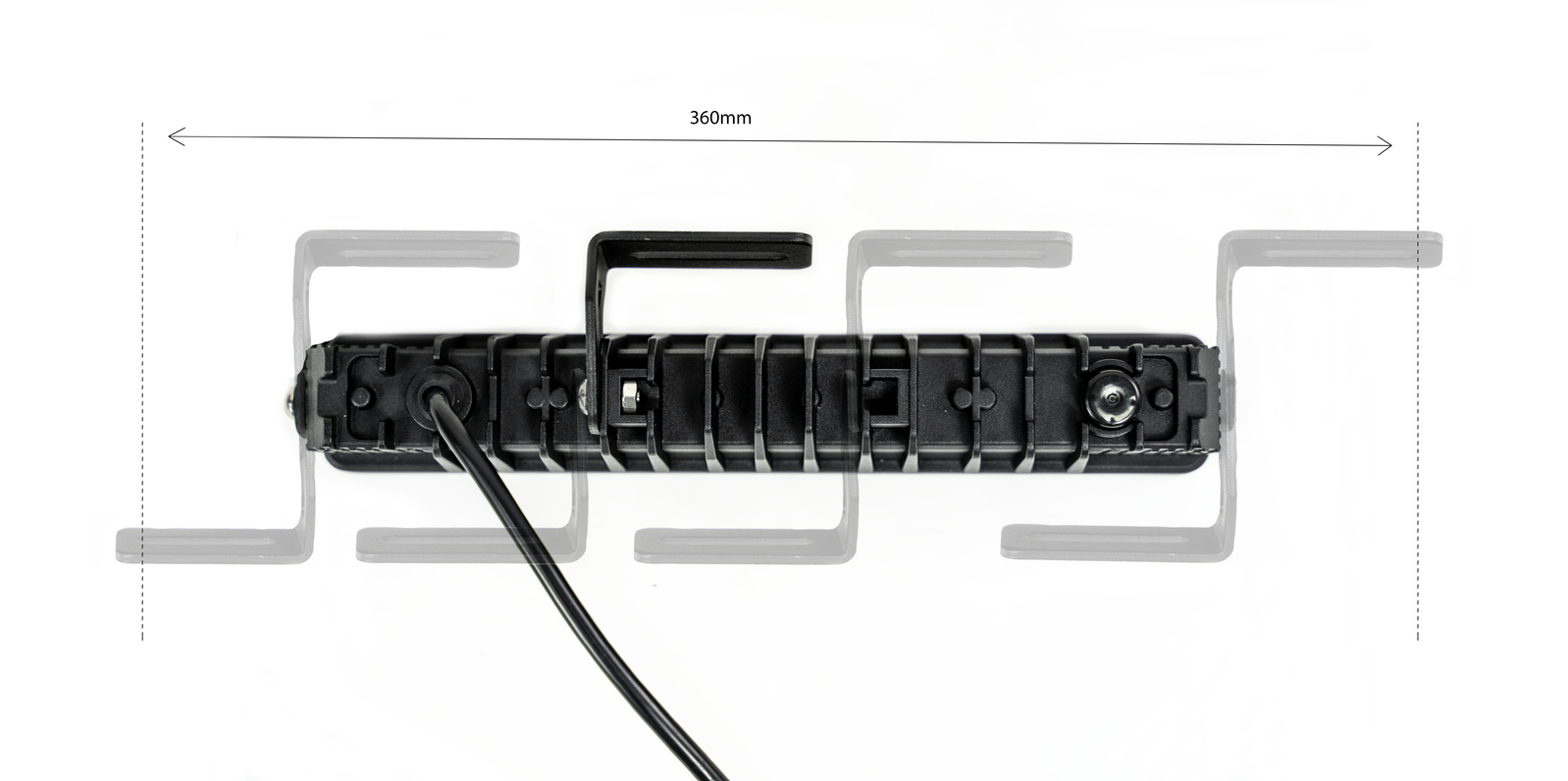 Modular 10" Single Row LED Light Bar w/ Wiring Harness | 4200 Lumens Each | Fitted with Osram LEDs