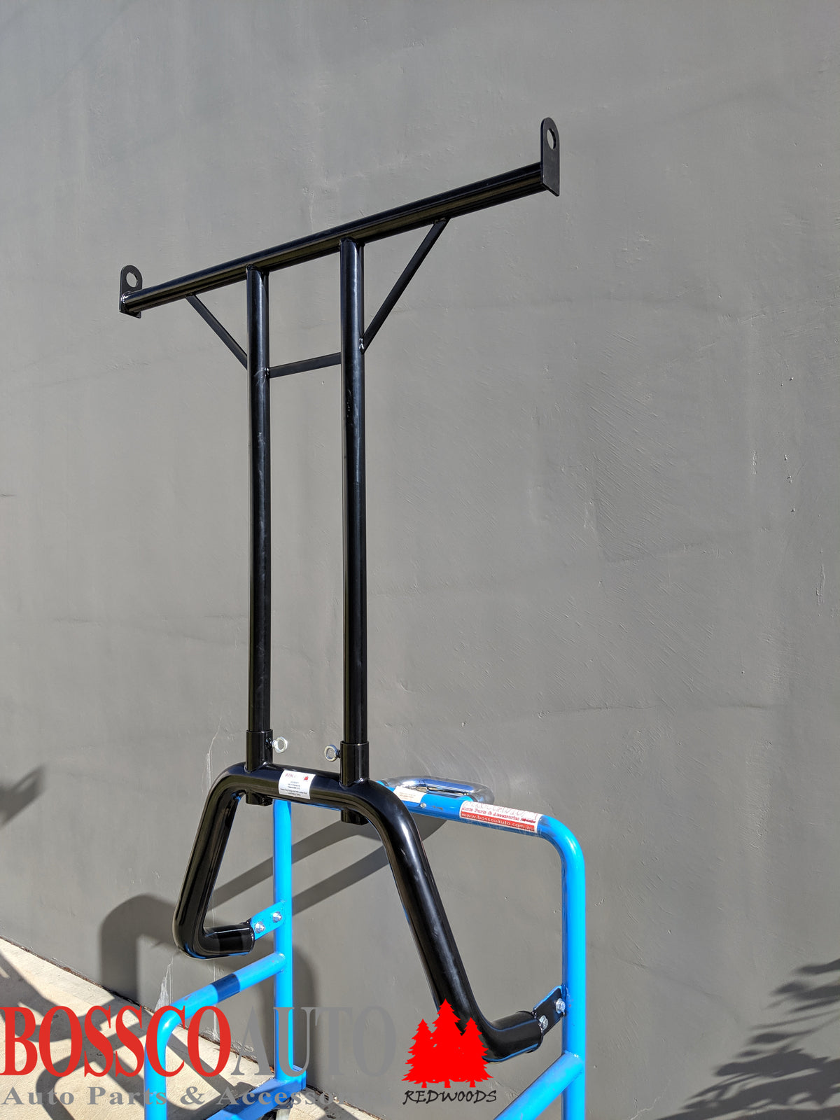 Black Nudge Bar with 125kg Complianced H-Rack Suitable for LDV T60 2017 - 2021