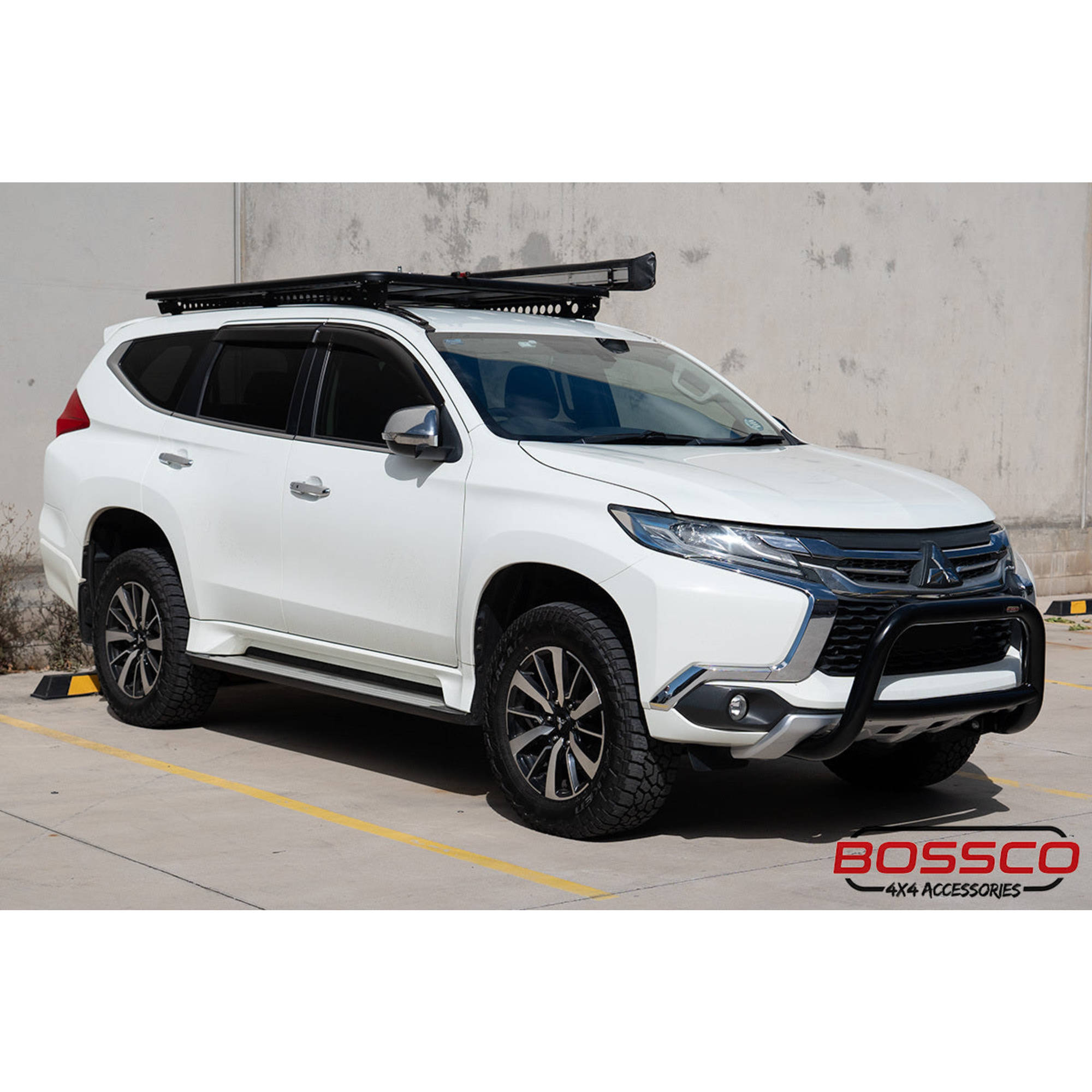 Black Nudge Bar suitable for Mitsubishi Pajero Sport QE Series 2016-2019