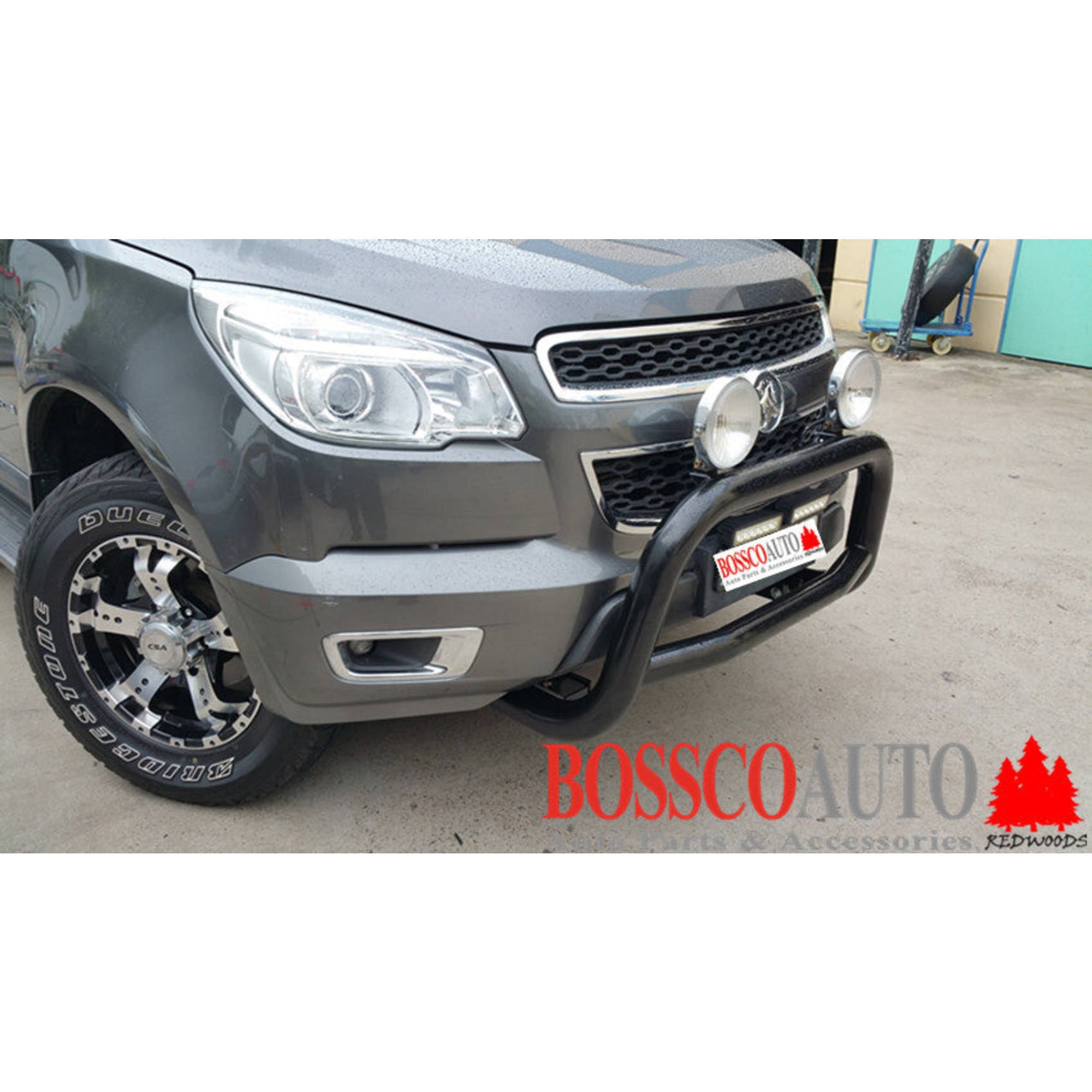 BLACK Nudge Bar suitable for Holden Colorado RG series 2012-2018