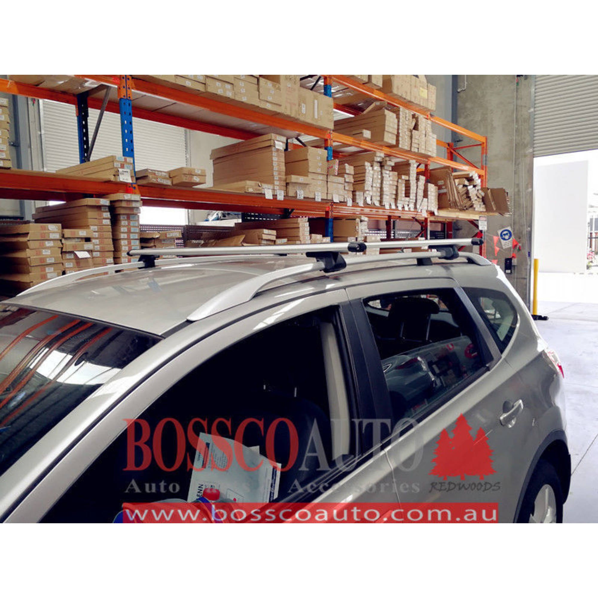 SILVER ROOF RACKS suitable for Hyundai Tucson 2005-2010
