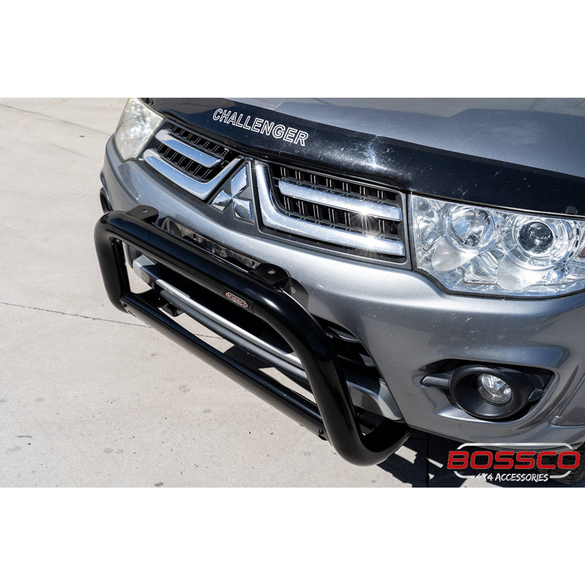 Black Nudge Bar suitable for Mitsubishi Challenger 2010-2016