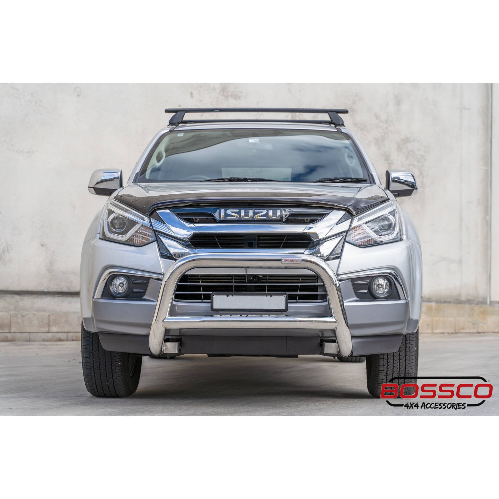 Stainless Steel Low Nudge Bar suitable for Isuzu MU-X 2012-2019
