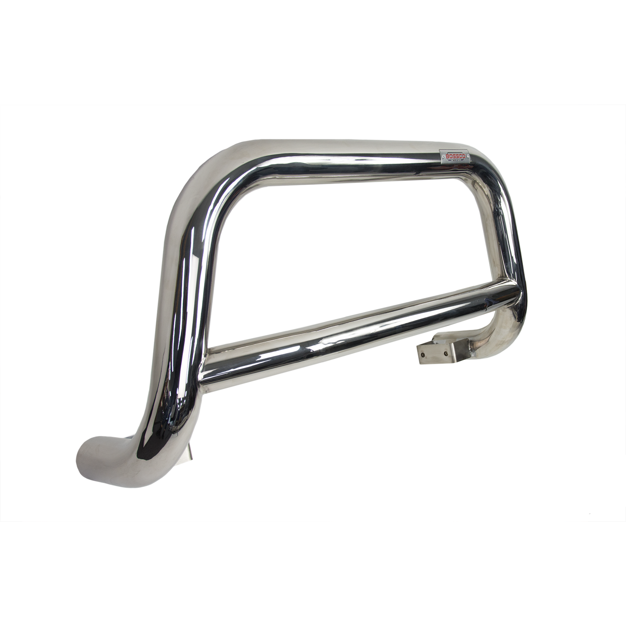 Low Loop 3 inch Stainless Steel Nudge Bar with Cross Bar suitable for Ford Everest 2015-2022