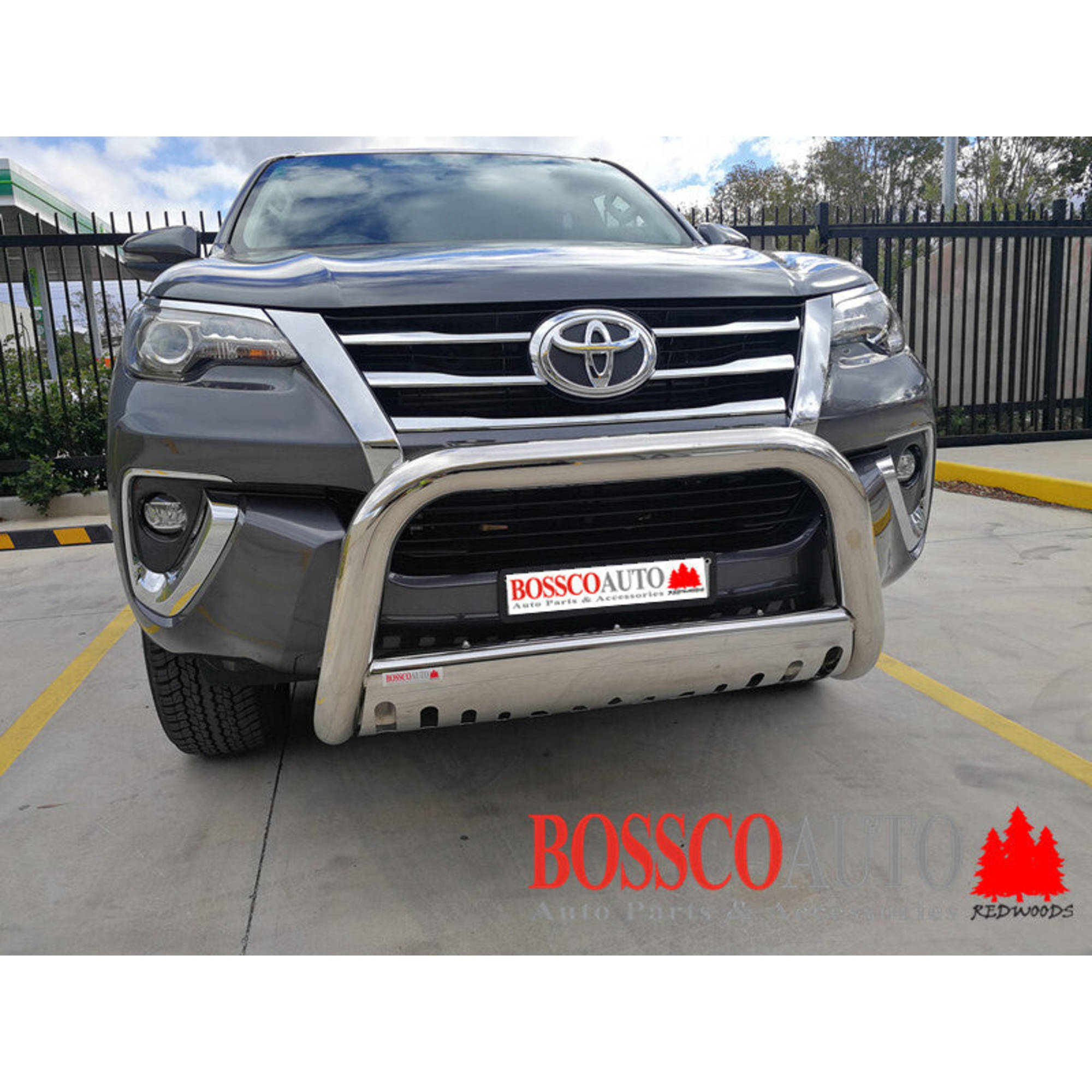 Nudge Bar with Skid Plate suitable for Toyota Fortuner 2015-2025