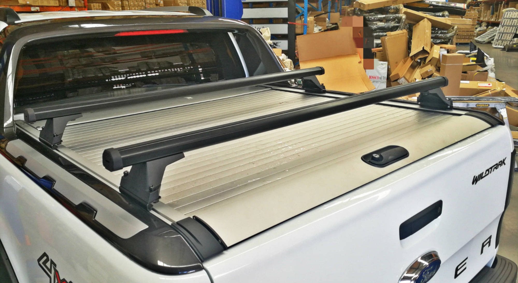 Rear Cargo Roller Tracks Racks Suitable for Ford Ranger Wildtrak 2012 ...