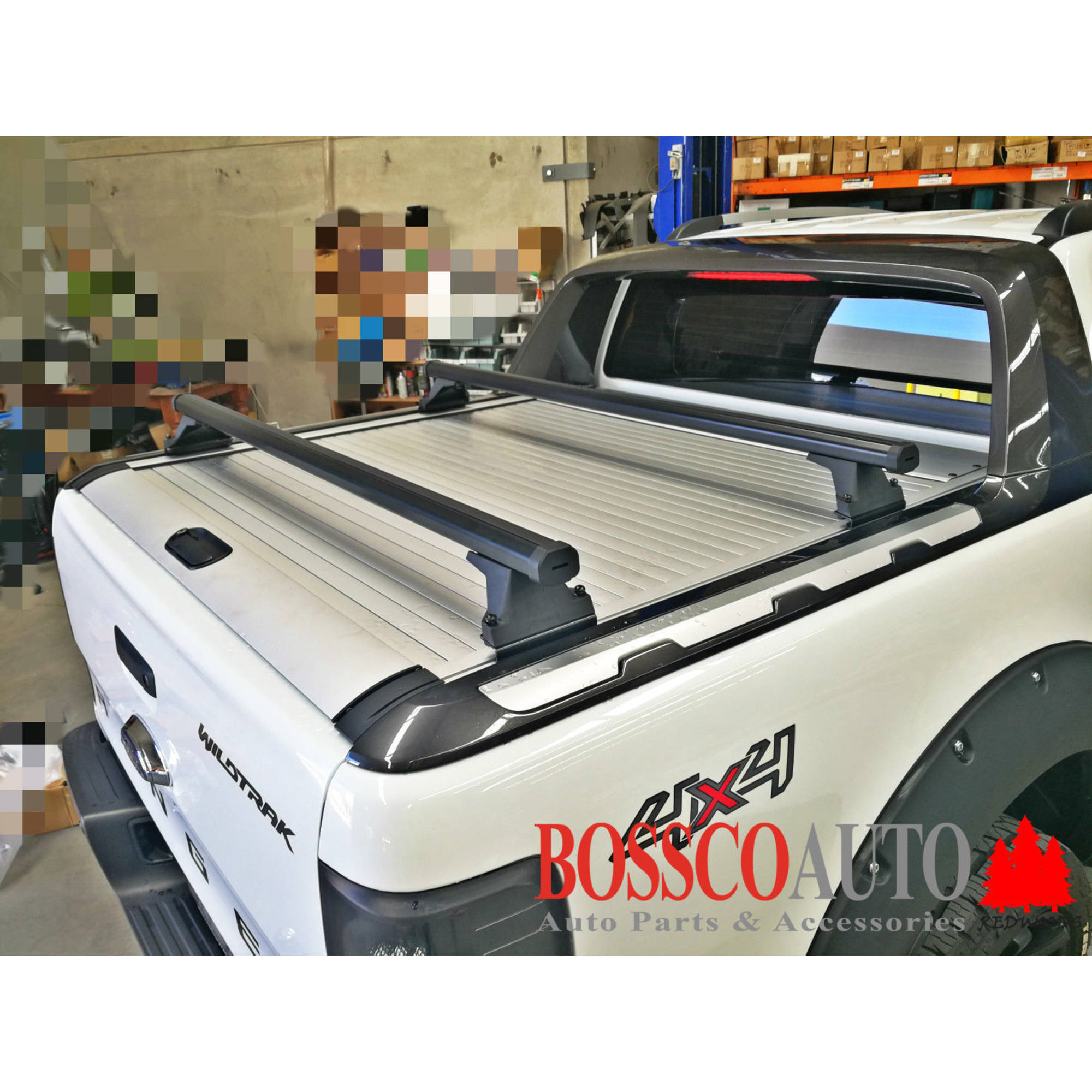 Rear Cargo Roller Tracks Racks Suitable for Ford Ranger Wildtrak 2012-2022