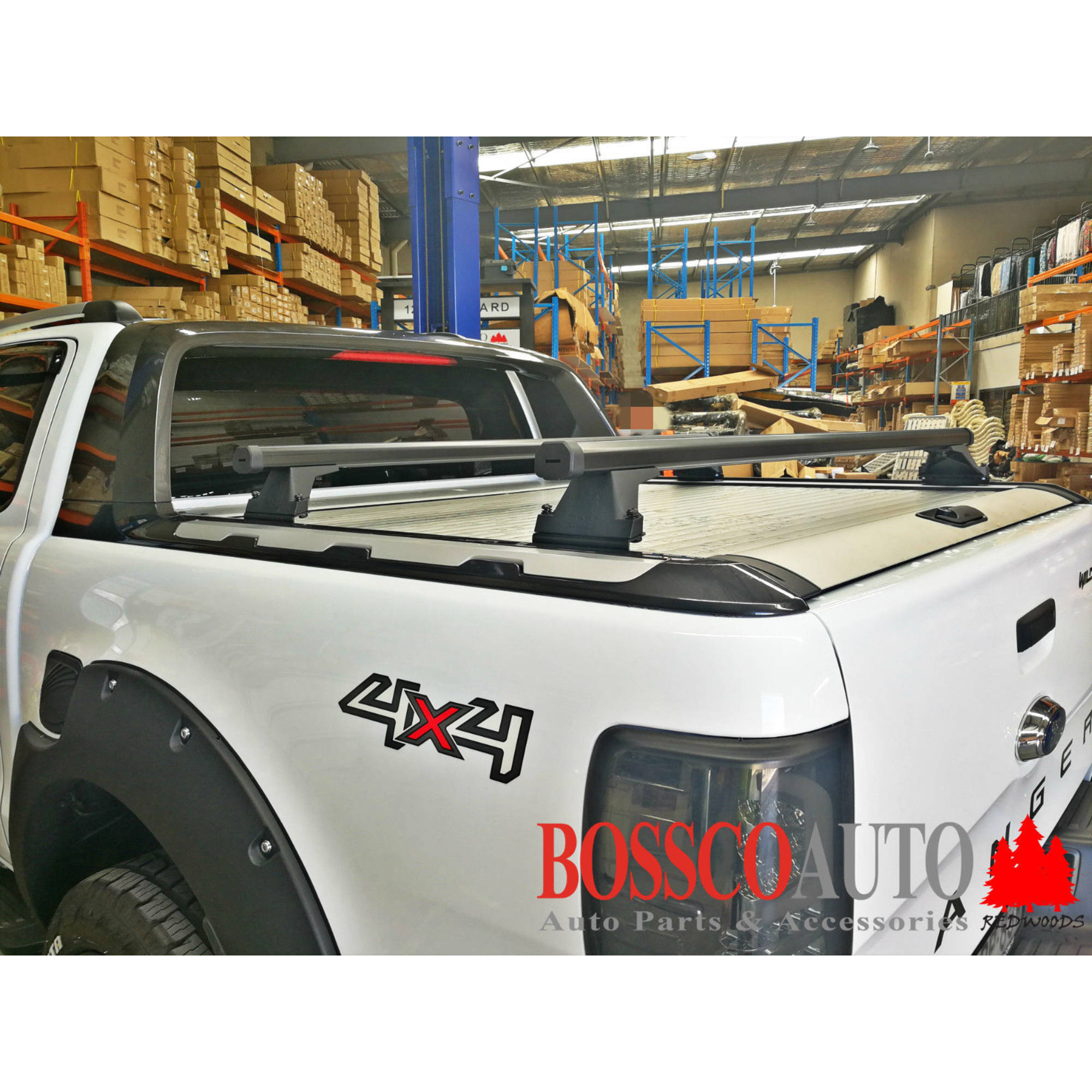 Rear Cargo Roller Tracks Racks Suitable for Ford Ranger Wildtrak 2012-2022