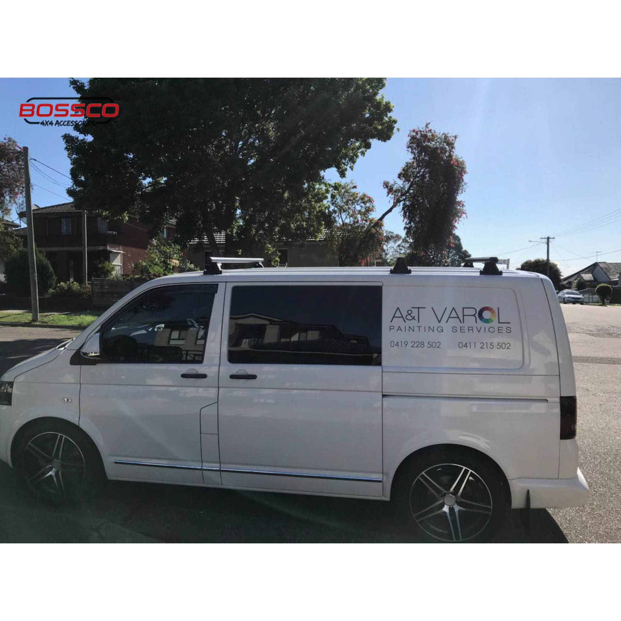 Heavy Duty Roof Racks suitable for Volkswagen Transporter T5 T6 2004-18 (4 Bars)