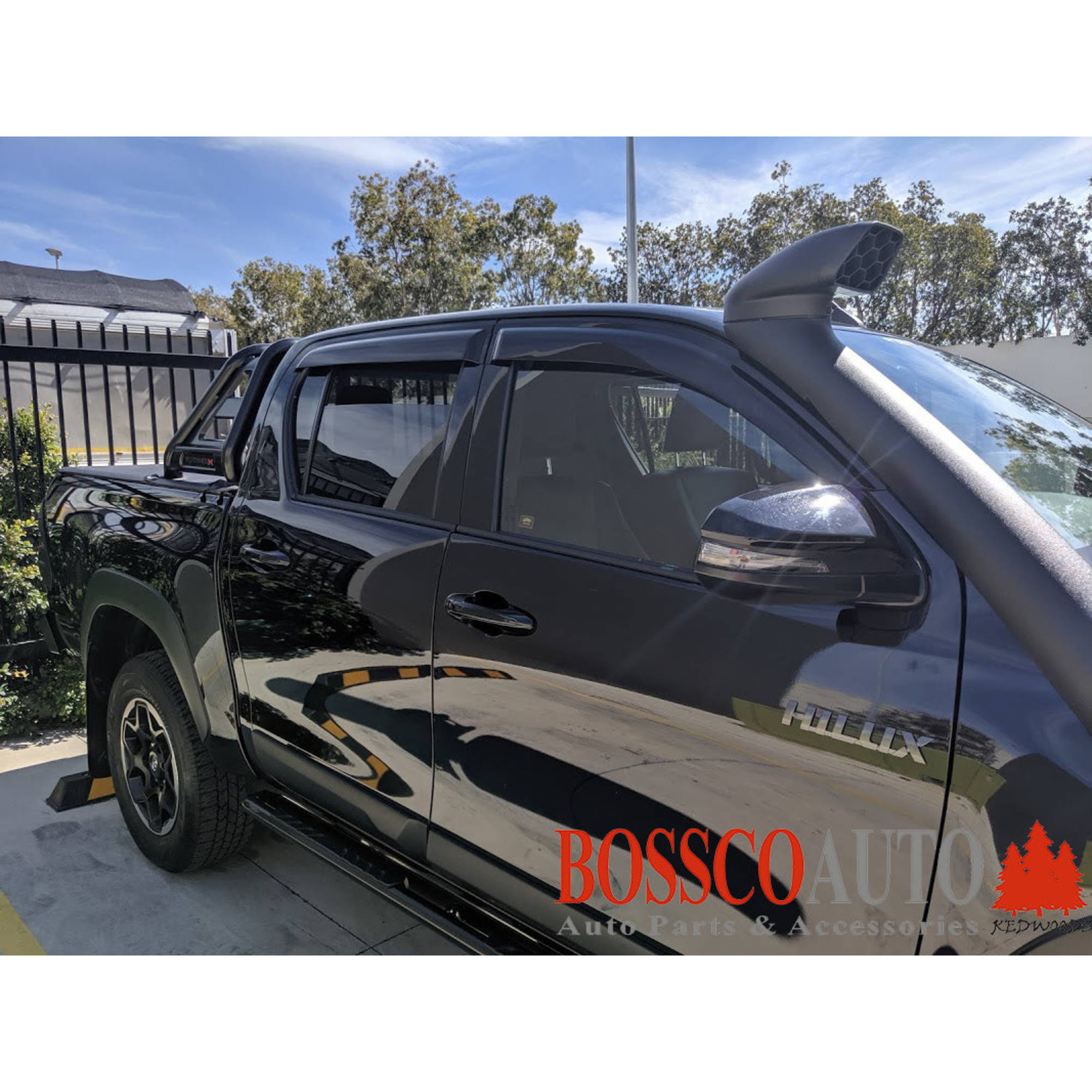 Bonnet Protector and Weathershields suitable for Toyota Hilux 2015-2020