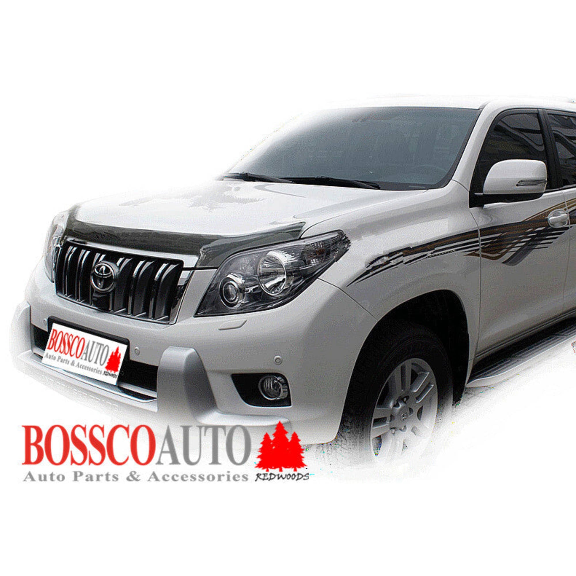 Bonnet Protector suitable for Toyota Prado 150 Series 1 2010-2014 Pre facelift