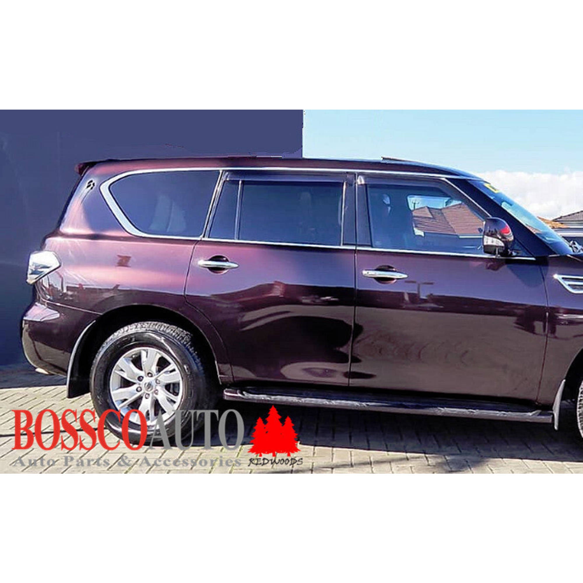 Weathershields Window Visors Suitable for Nissan Patrol Y62 2015-2025