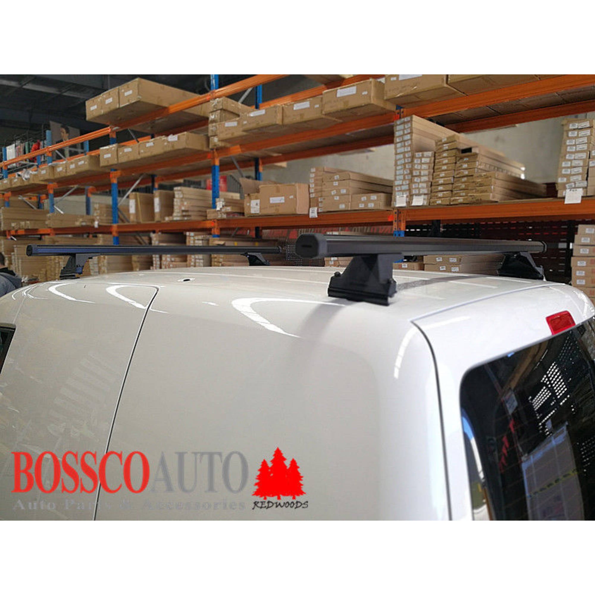 Black Heavy Duty Roof Racks suitable for Renault Kangoo 2008-2025