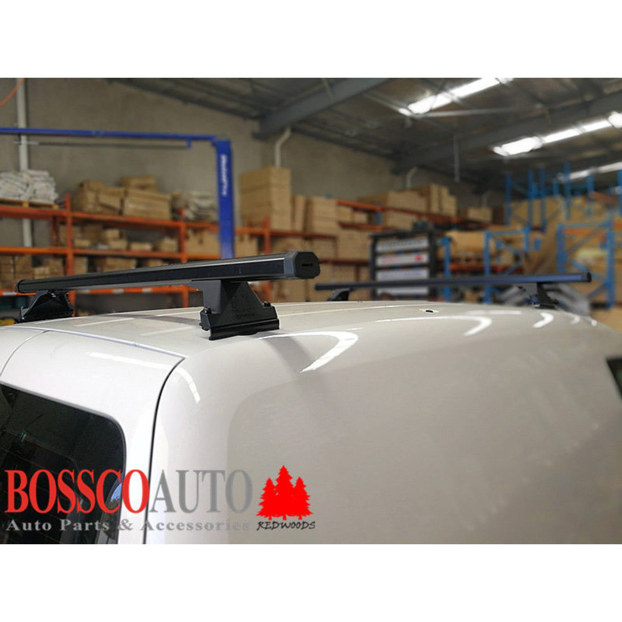 Black Heavy Duty Roof Racks suitable for Renault Kangoo 2008-2025