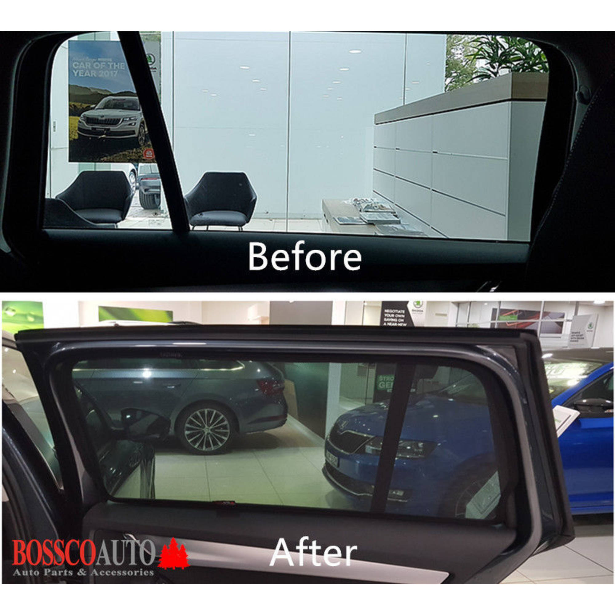 Magnetic Sun Shades Suitable for Skoda Octavia Combi (Wagon) 2012-2023