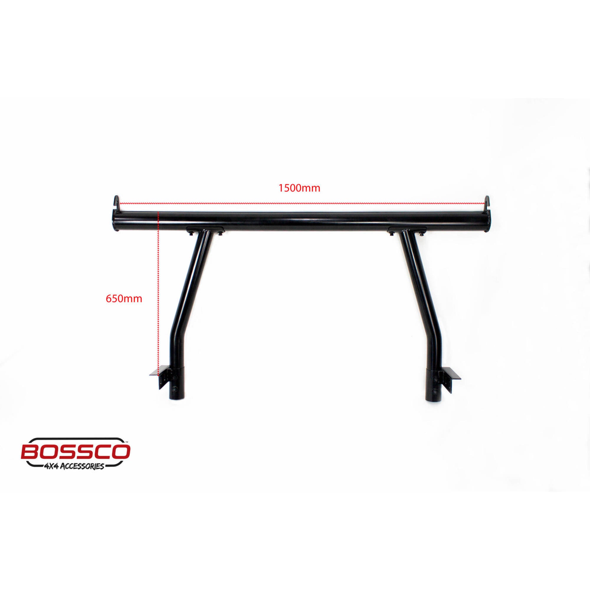 Universal Black Steel Ute Tub Ladder Rack