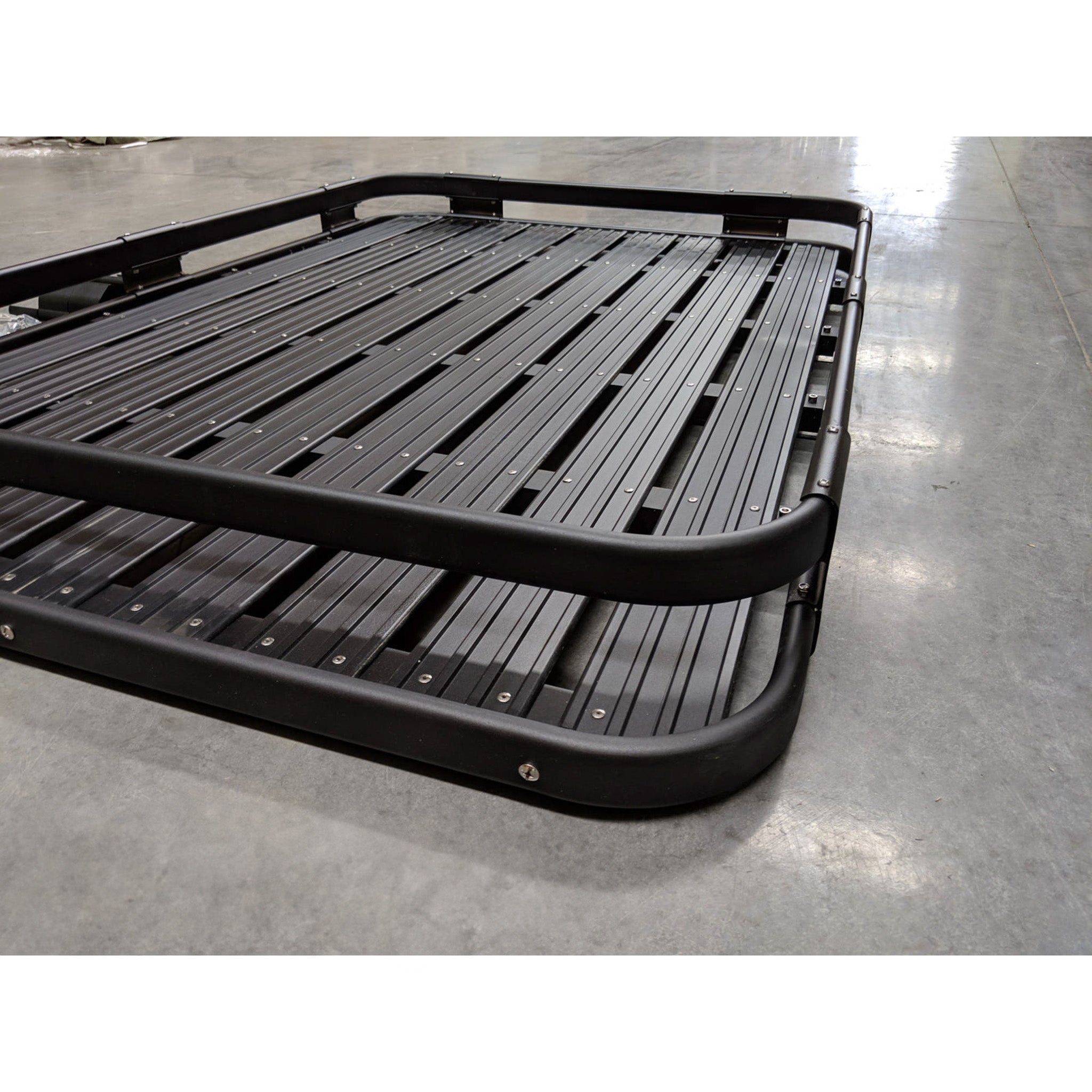 Black Aluminium Alloy Roof Basket with Full Side Fenders Suitable For Jeep Wrangler JK 2007-2018