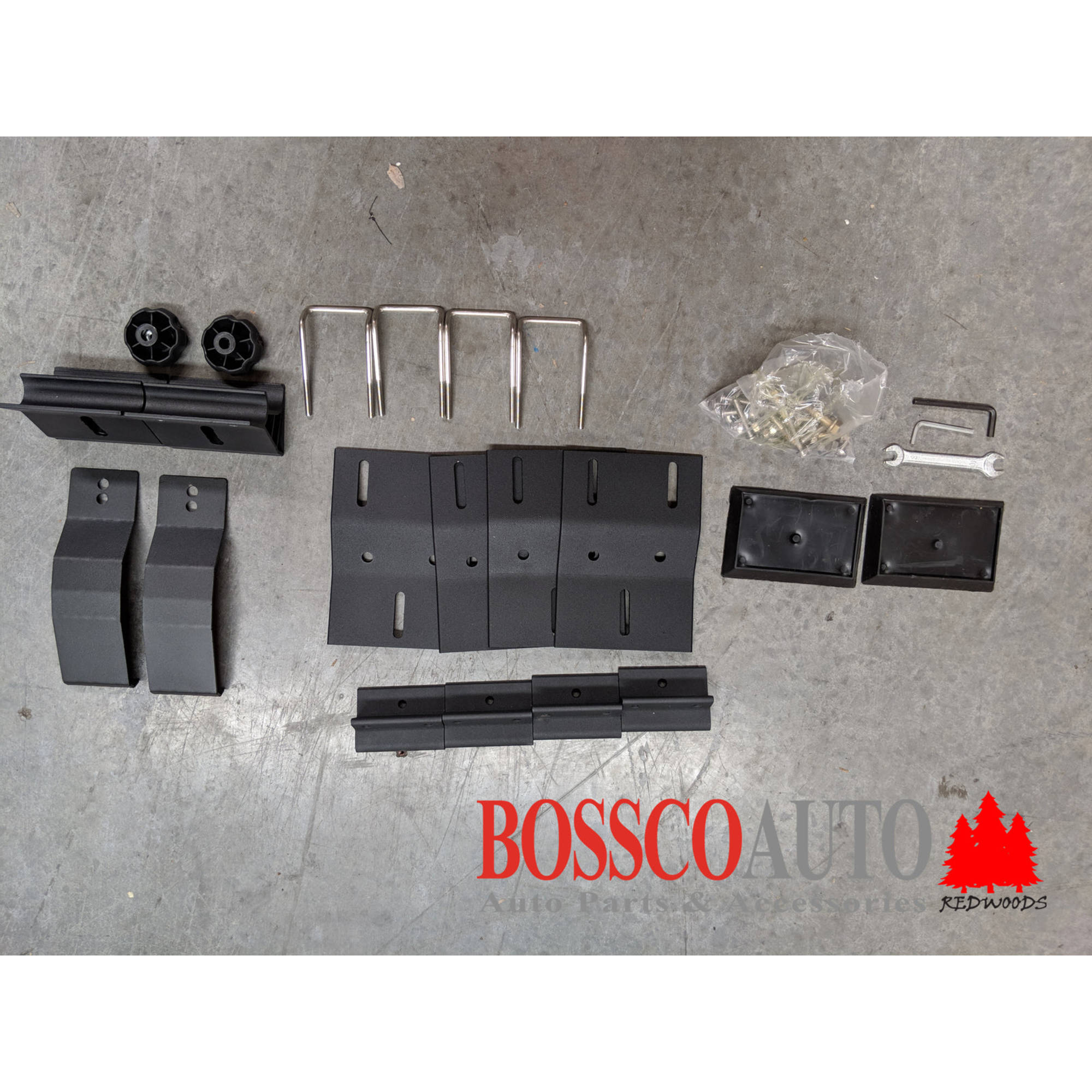 Black Aluminium Alloy Roof Basket with Full Side Fenders Suitable For Jeep Wrangler JK 2007-2018