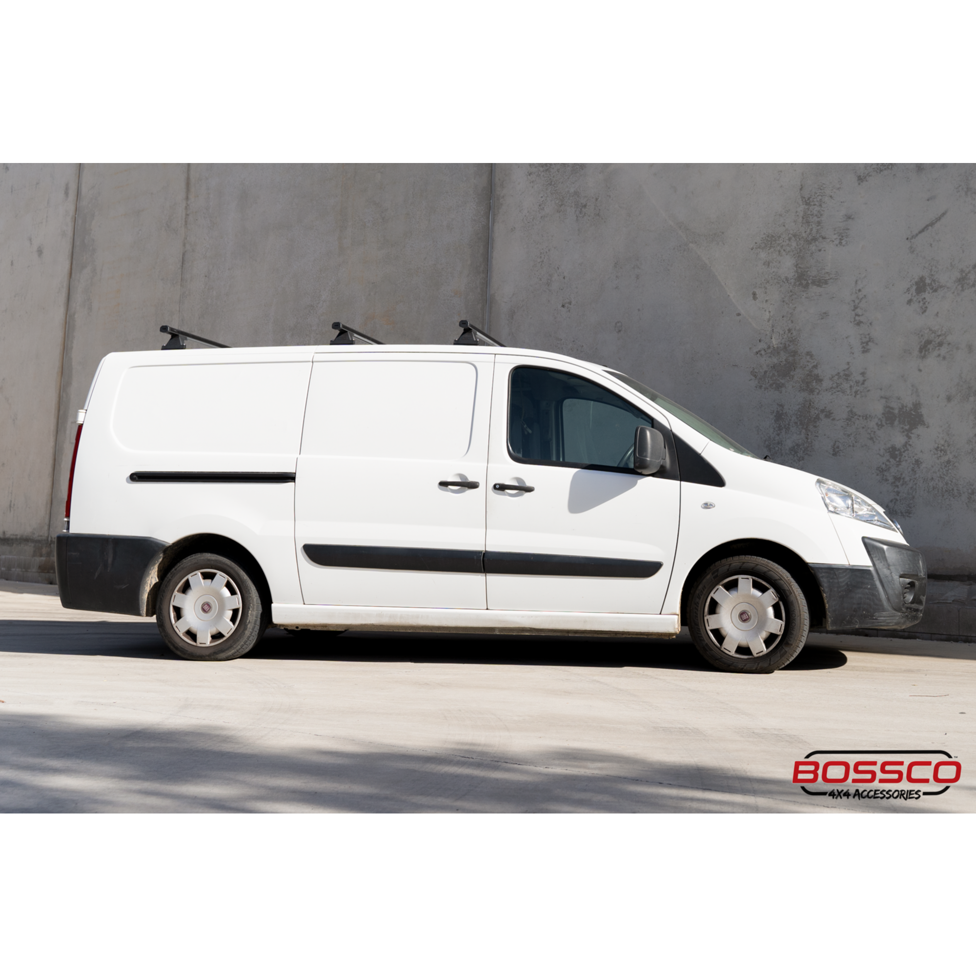 Set of 3 Heavy Duty Roof Racks Suitable for Fiat Scudo Van 2007-2016