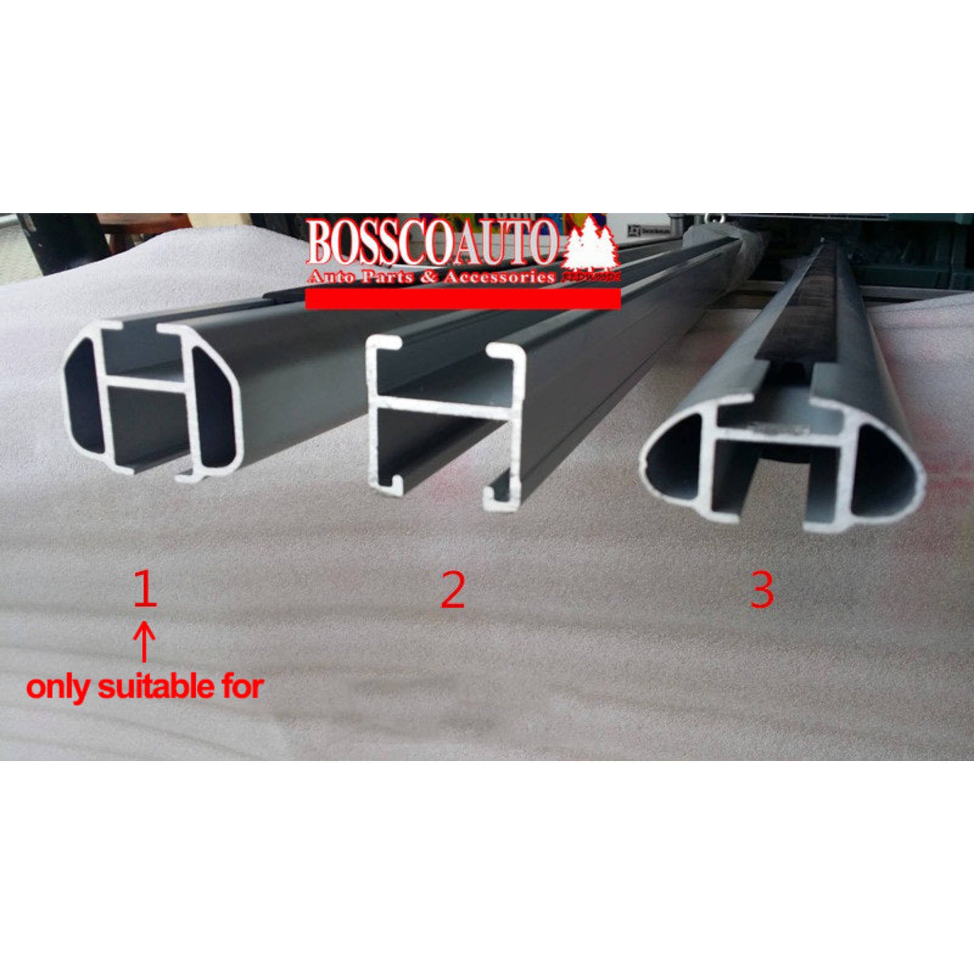 Set of 2 Eye Bolts for Heavy Duty Roof Racks (Hexagon Bar)