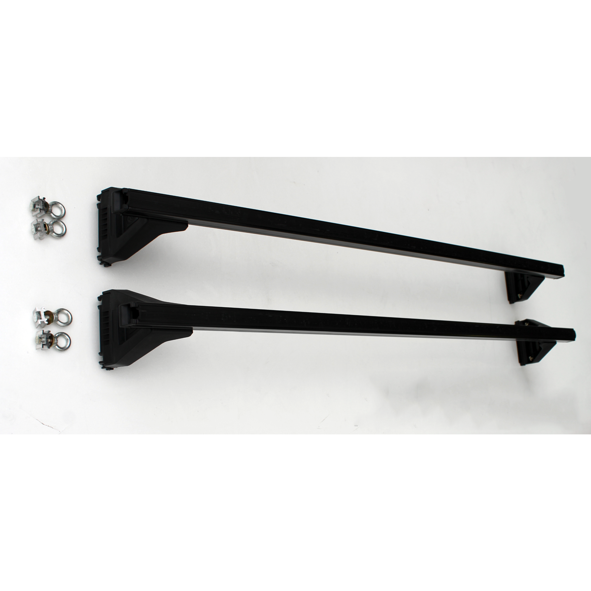 Heavy Duty Black ROOF RACKS suitable for Ford Transit VM 2000 - 2013 (set of 2)