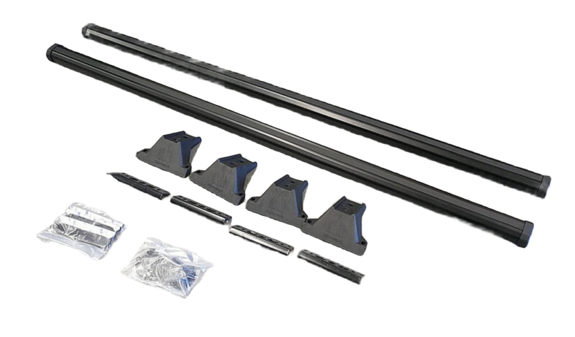 Set of 2 Black Heavy Duty Roof Racks Suitable for Toyota Hiace 2019-2025